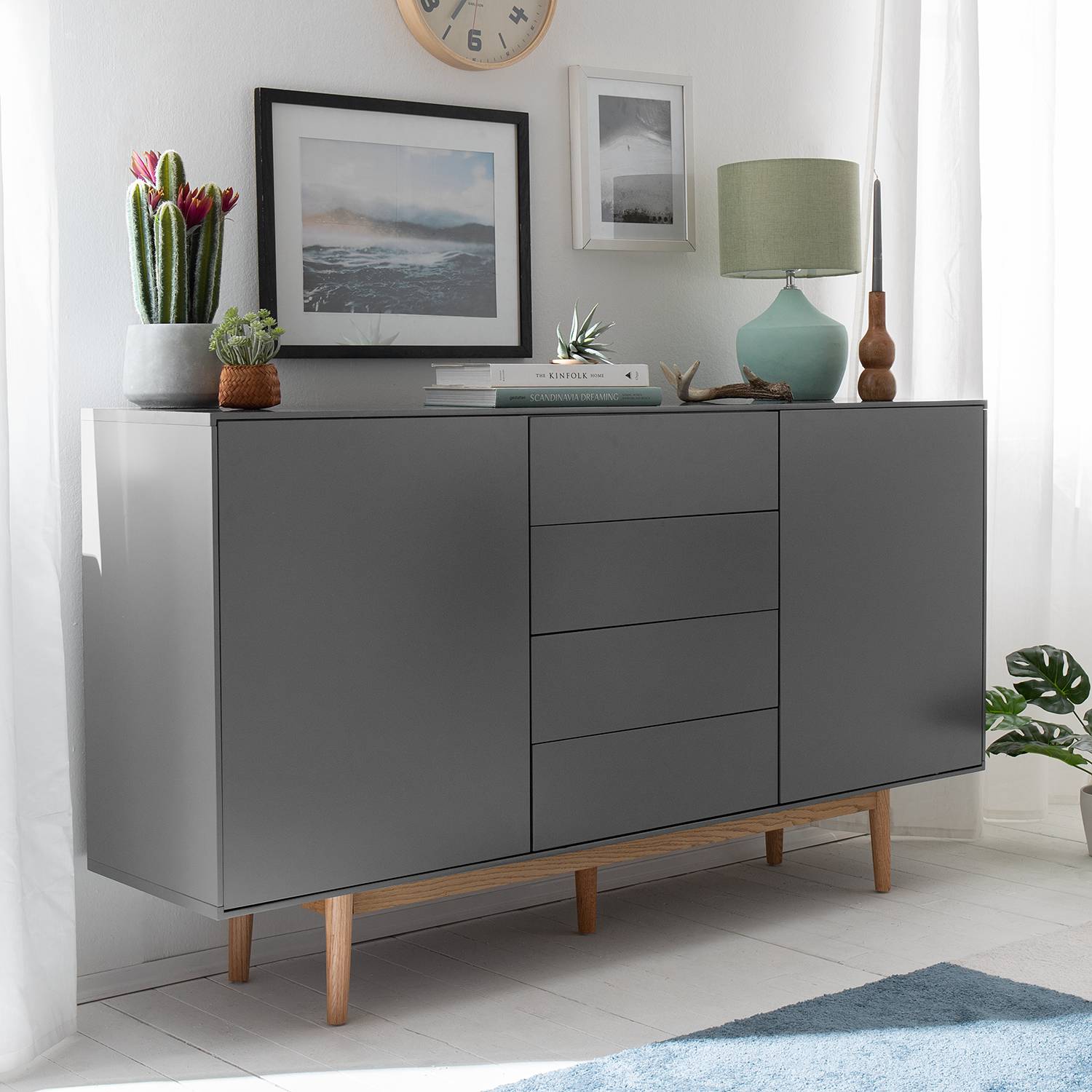 Sideboard LINDHOLM - Breite 160 cm von Mørteens