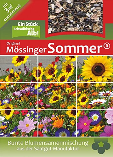 Blumenmischung Original Mössinger Sommer für 3 m² von Saatgut-Manufaktur von Mössinger Sommer