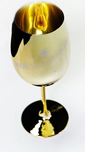 Moët & Chandon Moet & Chandon Imperial Champagner Echtglas Ibiza (Gold), 1 Glas von Moët & Chandon