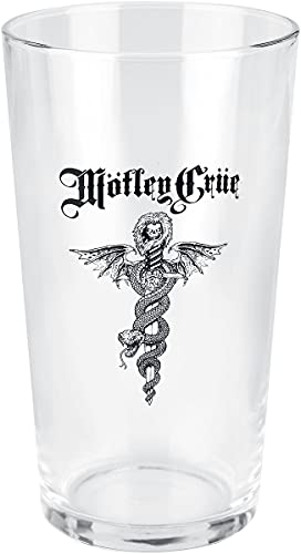 Mötley Crüe Dr. Feelgood Unisex Pint-Glas klar Glas 0,5 l Alkohol & Party, Band-Merch, Bands von Mötley Crüe