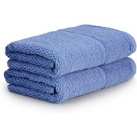 Möve for frottana Handtuch "Pearl", (Set, 2 St., 2 Handtücher (50x100 cm), mit Perloptik von Möve For Frottana