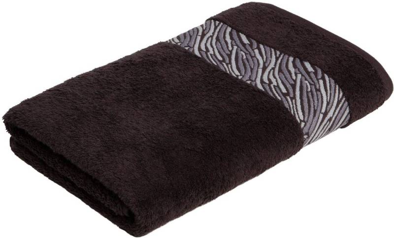 Möve for frottana Badetuch Shadow, Walkfrottee (1-St), mit Borkenbordüre von Möve for frottana
