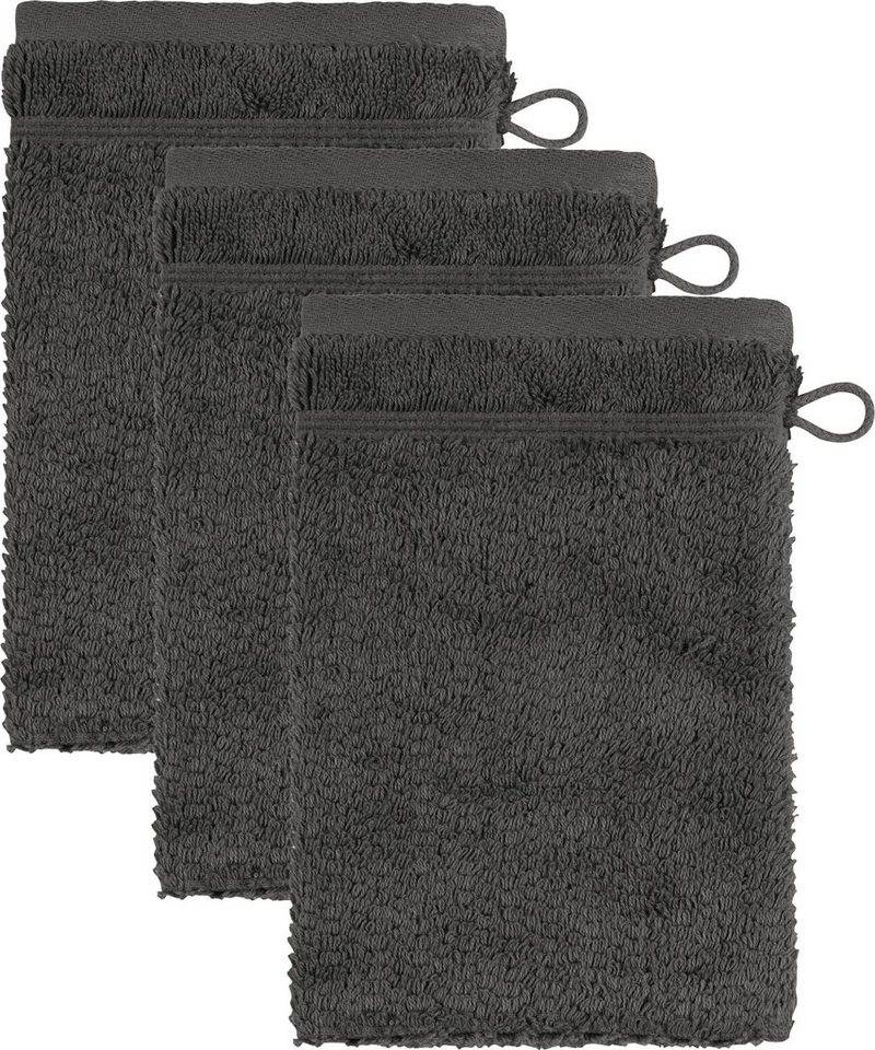 Möve for frottana Waschhandschuh Pearl, (3-St), mit Perloptik von Möve For Frottana