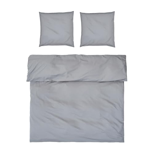 MÖVE Luxury Bettwäsche-Set 200x200 cm + 2 * 80x80 cm aus 100% Baumwolle, Grey MÖVE Luxury Bettwäsche-Set 200x200 cm + 2 * 80x80 cm aus 100% Baumwolle, Grey von Möve