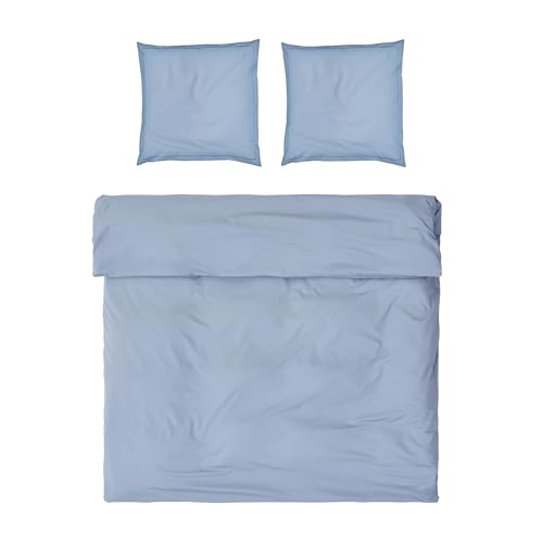 MÖVE Luxury Bettwäsche-Set 200x200 cm + 2 * 80x80 cm aus 100% Baumwolle, Light Blue MÖVE Luxury Bettwäsche-Set 200x200 cm + 2 * 80x80 cm aus 100% Baumwolle, Light Blue von Möve