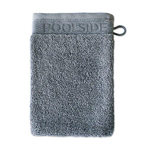 MÖVE Poolside Waschhandschuh 20 x 15 cm, Handtuch - Made in Germany, 100% Baumwolle, Stone (Grau) von Möve