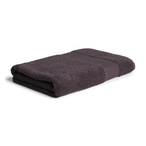 MÖVE Pure Luxury Duschtuch 80 x 150 cm aus 100% Ägyptischer Baumwolle, Graphite von Möve