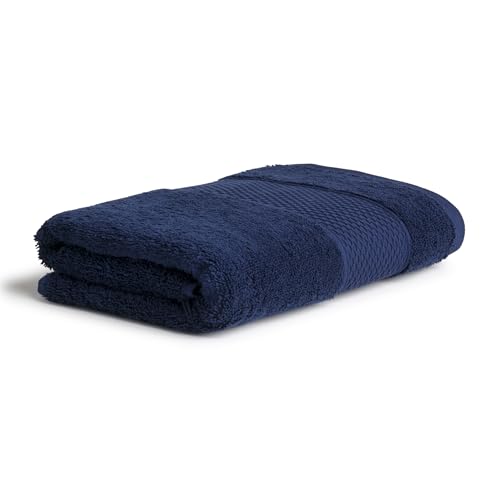 MÖVE Pure Luxury Handtuch 50 x 100 cm aus 100% Ägyptischer Baumwolle, deep sea von Möve