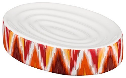 Möve+ Ikat Seifenschale 13x9x3 cm, red von Möve