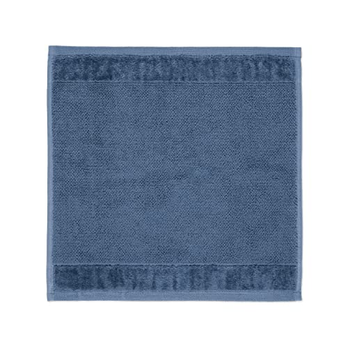 Möve Bamboo Luxe Seiftuch 30 x 30 cm aus 60% Baumwolle / 40% Viskose aus Bambus-Zellstoff, Steel Blue Möve Bamboo Luxe Seiftuch 30 x 30 cm aus 60% Baumwolle / 40% Viskose aus Bambus-Zellstoff, Steel Blue von Möve