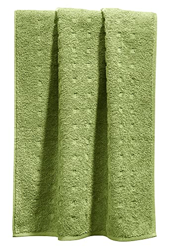 Möve Duschtuch Quadretti Walk-Frottier grün Größe 67x140 cm von Möve