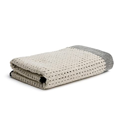 möve Eden Handtuch Piquée Struktur mit Schlauchsaum 50 x 100 cm aus 80 % Baumwolle / 20 % Leinen, nature / black möve Eden Handtuch Piquée Struktur mit Schlauchsaum 50 x 100 cm aus 80 % Baumwolle / 20 % Leinen, nature / black von Möve