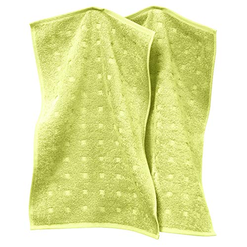 Möve Gästetuch 2er-Pack Quadretti Walk-Frottier hellgrün Größe 30x50 cm Möve Gästetuch 2er-Pack Quadretti Walk-Frottier hellgrün Größe 30x50 cm von Möve