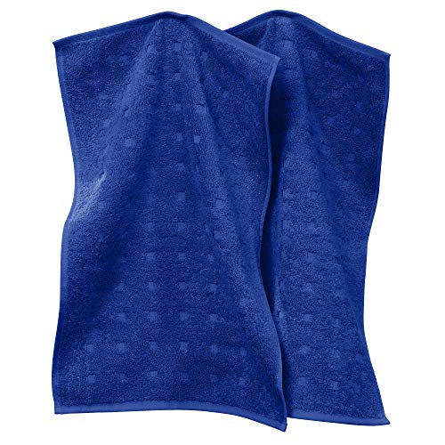 Möve Gästetuch 2er-Pack Quadretti Walk-Frottier royal Größe 30x50 cm Möve Gästetuch 2er-Pack Quadretti Walk-Frottier royal Größe 30x50 cm von Möve