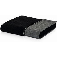 Möve Handtuch "Brooklyn Uni" mit Fischgratbordüre, Made in Germany von Möve