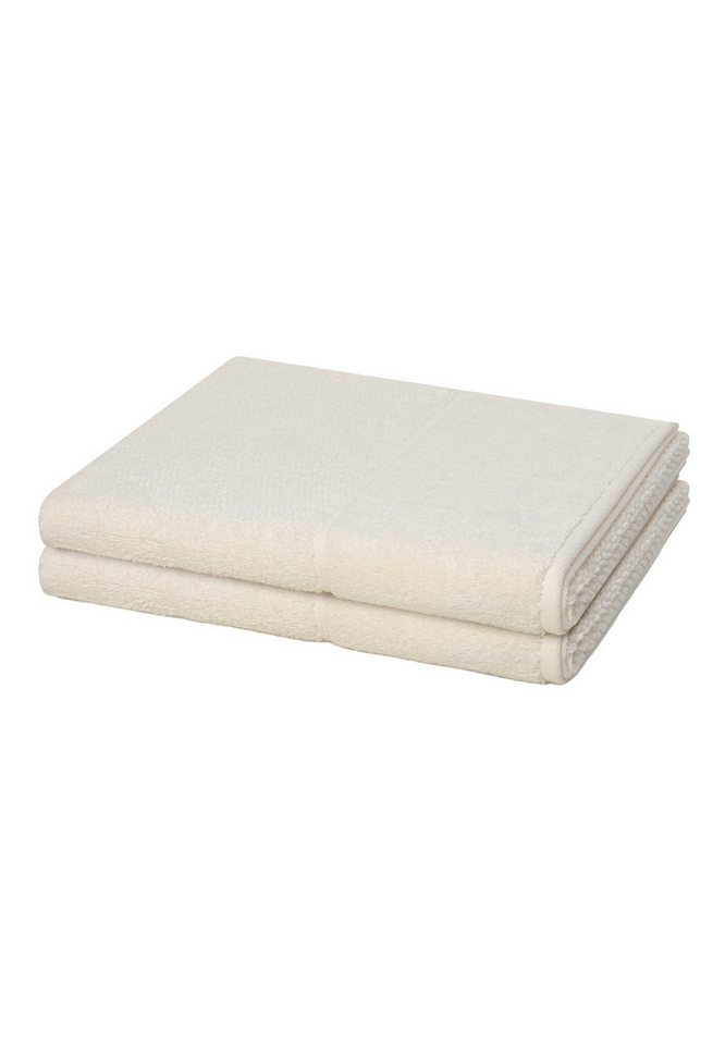 Möve for frottana Handtuch Set 2er Pack Pearl, Walkfrottee (Spar-Set, 2-St), 2 X Duschtuch im Set - Baumwolle von Möve for frottana