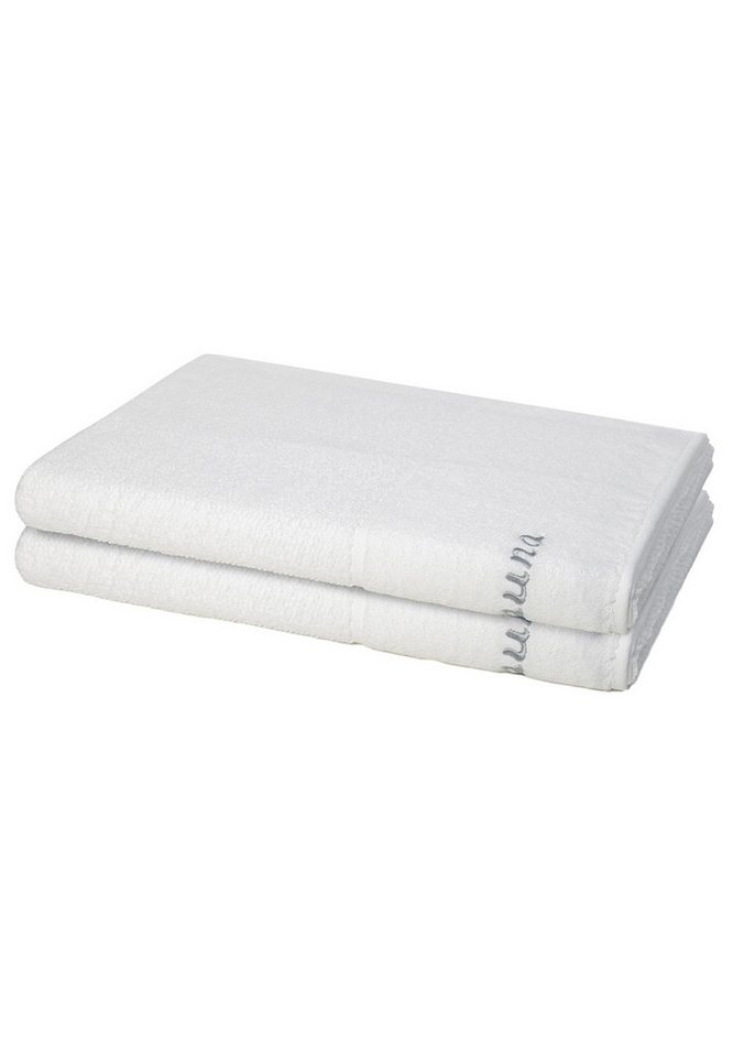 Möve for frottana Handtuch Set 2er Pack Pearl, Walkfrottee (Spar-Set, 2-St), 2 X Saunatuch im Set - Baumwolle von Möve for frottana