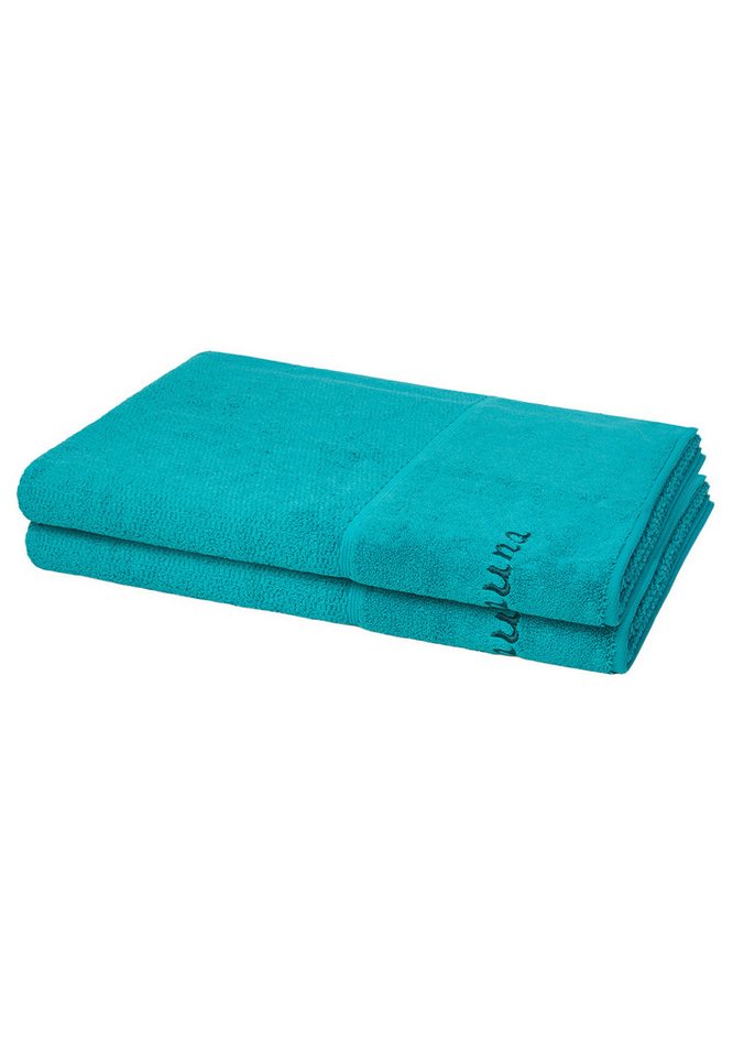 Möve for frottana Handtuch Set 2er Pack Pearl, Walkfrottee (Spar-Set, 2-St), 2 X Saunatuch im Set - Baumwolle von Möve for frottana