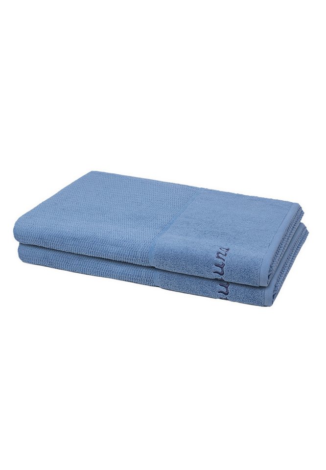 Möve for frottana Handtuch Set 2er Pack Pearl, Walkfrottee (Spar-Set, 2-St), 2 X Saunatuch im Set - Baumwolle von Möve for frottana