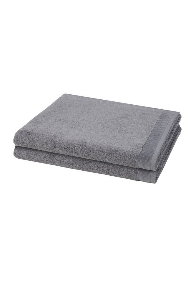 Möve Handtuch Set Premium, Walkfrottee (Spar-Set, 2-St), 2 X Duschtuch im Set - Baumwolle - Flauschige Optik und Haptik von Möve