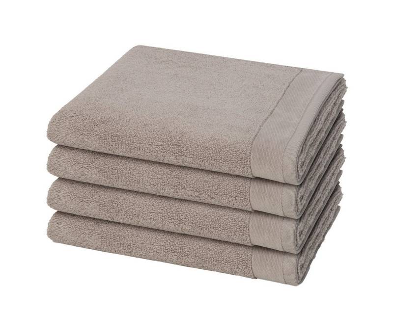 Möve Handtuch Set Premium, Walkfrottee (Spar-Set, 4-St), 4 X Handtuch im Set - Baumwolle - Saugstark von Möve