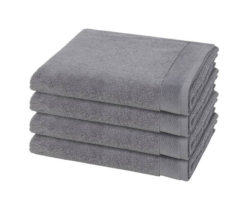 Möve Handtuch Set Premium, Walkfrottee (Spar-Set, 4-St), 4 X Handtuch im Set - Baumwolle - Saugstark von Möve