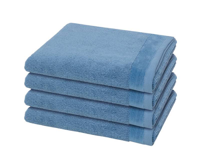 Möve Handtuch Set Premium, Walkfrottee (Spar-Set, 4-St), 4 X Handtuch im Set - Baumwolle - Saugstark von Möve