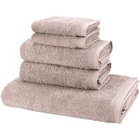 Möve Handtuch Set "Basic", (Set, 5 St., 2 Gästetücher 30x50 cm-2 Handtücher 50x100 cm-1 Badetuch 80x150 cm) von Möve