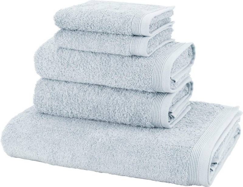 Möve Handtuch Set Basic, Walkfrottier (Set, 5-St), 5tlg.-Set: 2xGäste- 2xHand- und 1xBadetuch in Walkfrottier Qualität von Möve