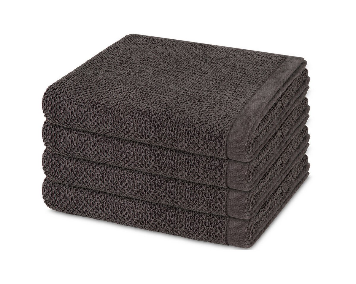 Möve Handtuch Set Bliss, Walkfrottee (Spar-Set, 4-St), 4 X Handtuch im Set - Baumwolle - Saugstark von Möve