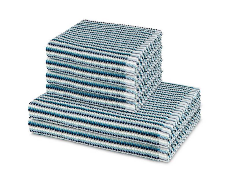 Möve Handtuch Set Bliss, Walkfrottee (Spar-Set, 6-St), 4 X Handtuch 2 X Duschtuch im Set - Baumwolle - Saugstark von Möve