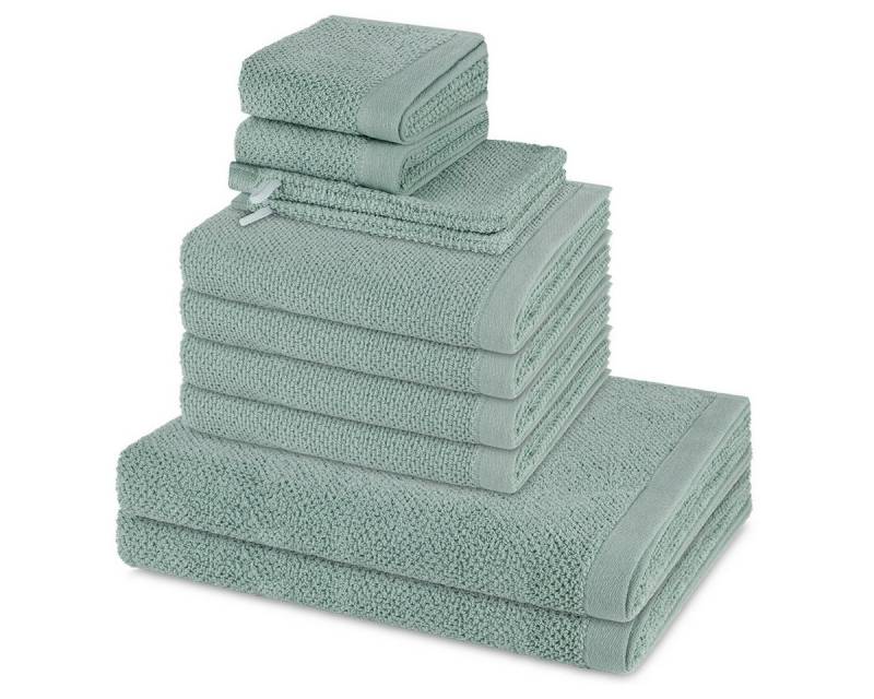 Möve Handtuch Set Bliss, Walkfrottee (Spar-Set, 8-St), 2 X Wasch- 2 X Gäste- 2 X Dusch- 2 X Handtuch im Set - Baumwolle von Möve