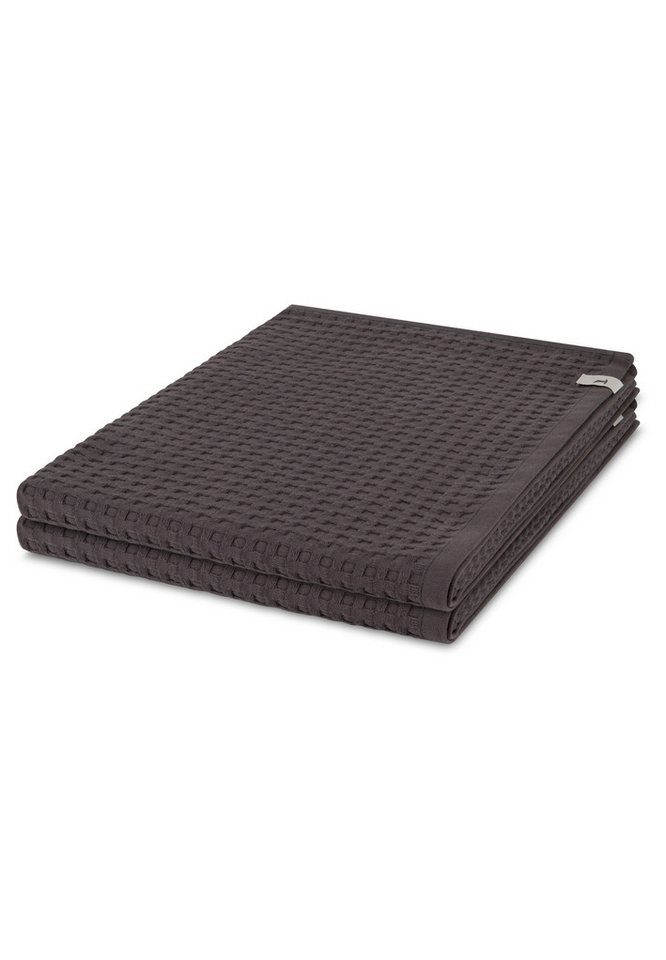 Möve Handtuch Set Piquee, Waffel-Pique (Spar-Set, 2-St), 2 X Duschtuch im Set - Baumwolle - Saugstark von Möve