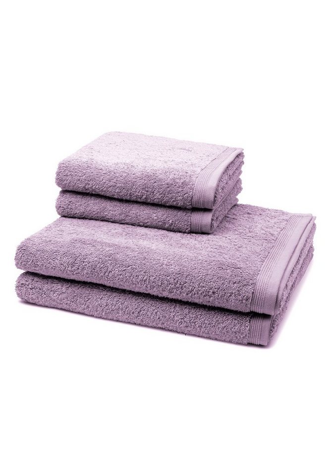Möve Handtuch Set Superwuschel, Walkfrottee, (Spar-Set, 4-tlg), 2 X Handtuch 2 X Duschtuch im Set - Baumwolle - Extraweiches Handtuch von Möve