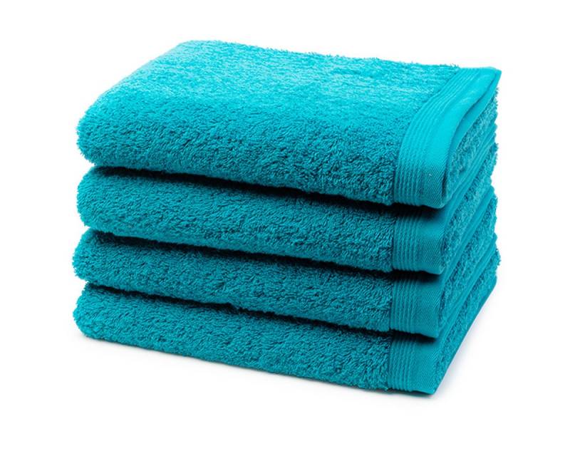 Möve Handtuch Set Superwuschel, Walkfrottee (Spar-Set, 4-St), 4 X Handtuch im Set - Baumwolle - Saugstark - Extraweiches Handtuch von Möve