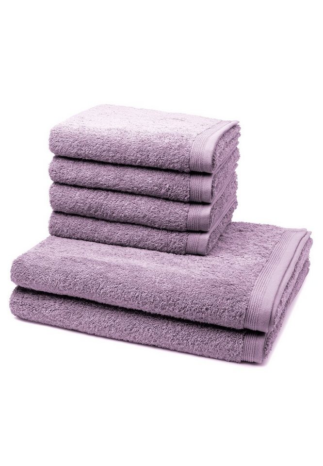 Möve Handtuch Set Superwuschel, Walkfrottee, (Spar-Set, 6-tlg), 4 X Handtuch 2 X Duschtuch im Set - Baumwolle - Extraweiches Handtuch von Möve