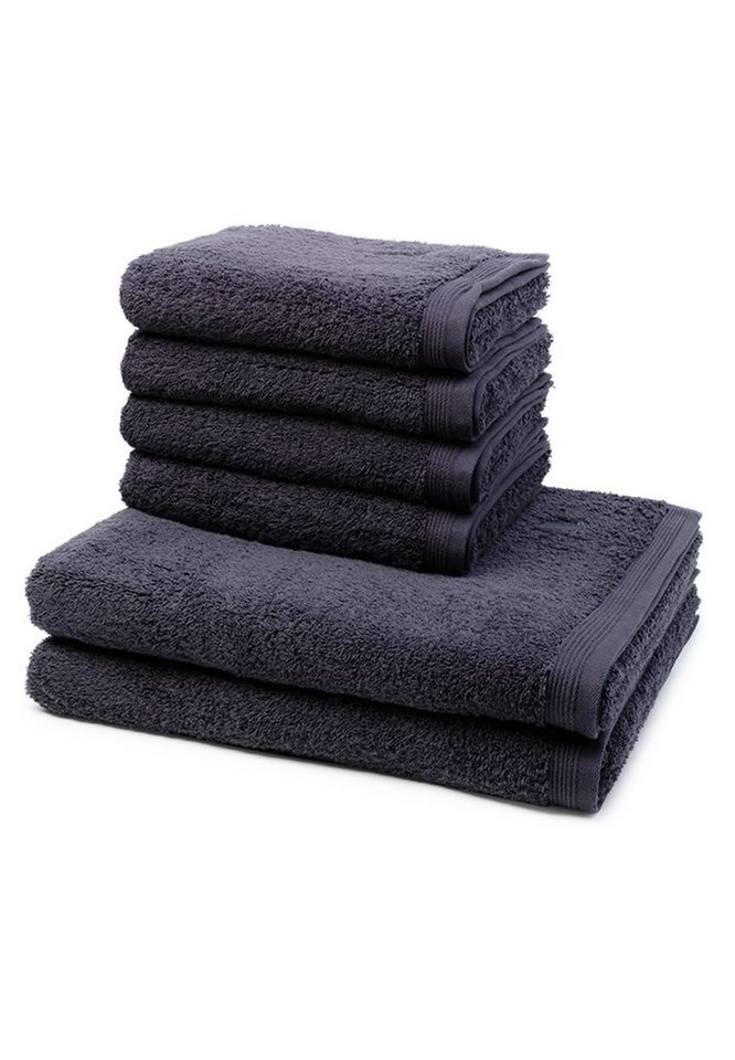 Möve Handtuch Set Superwuschel, Walkfrottee (Spar-Set, 6-St), 4 X Handtuch 2 X Duschtuch im Set - Baumwolle - Extraweiches Handtuch von Möve