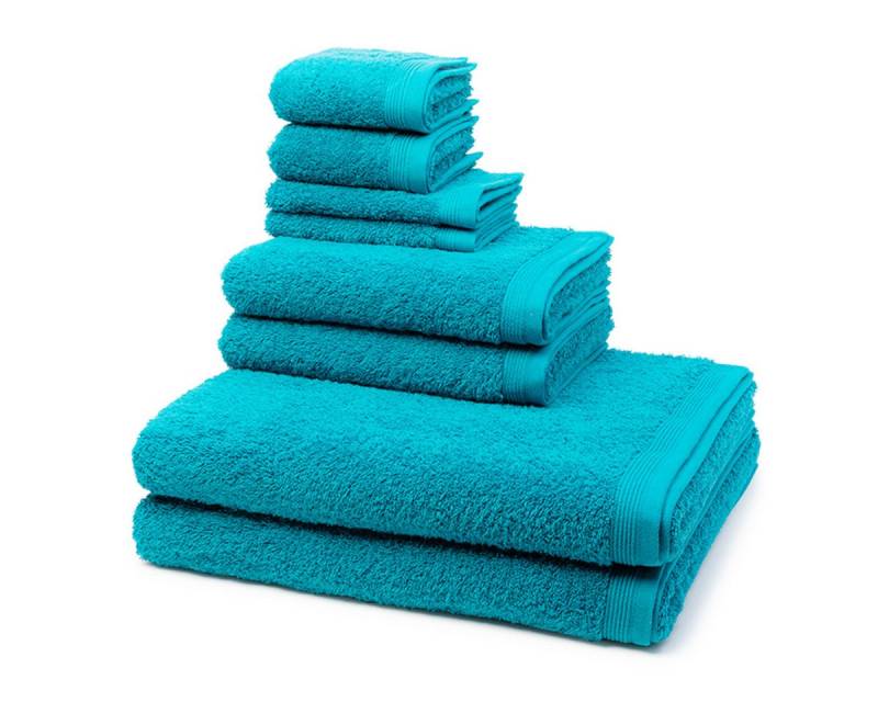 Möve Handtuch Set Superwuschel, Walkfrottee (Spar-Set, 8-St), 2 X Seif- 2 X Gäste- 2 X Dusch- 2 X Handtuch im Set - Baumwolle von Möve