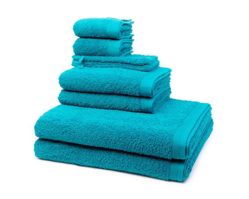 Möve Handtuch Set Superwuschel, Walkfrottee (Spar-Set, 8-St), 2 X Wasch- 2 X Gäste- 2 X Dusch- 2 X Handtuch im Set - Baumwolle von Möve
