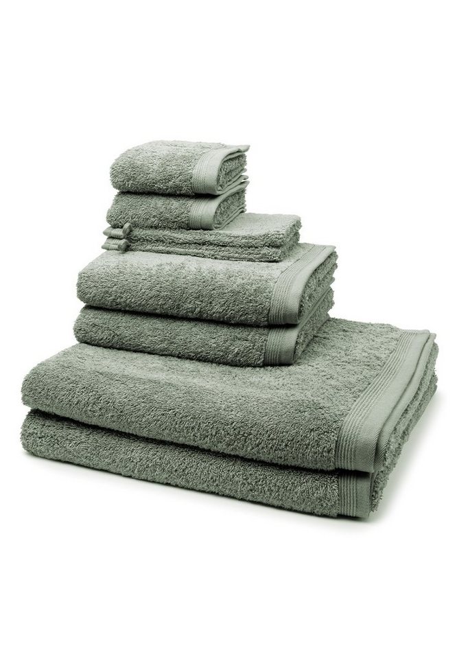 Möve Handtuch Set Superwuschel, Walkfrottee (Spar-Set, 8-St), 2 X Wasch- 2 X Gäste- 2 X Dusch- 2 X Handtuch im Set - Baumwolle von Möve