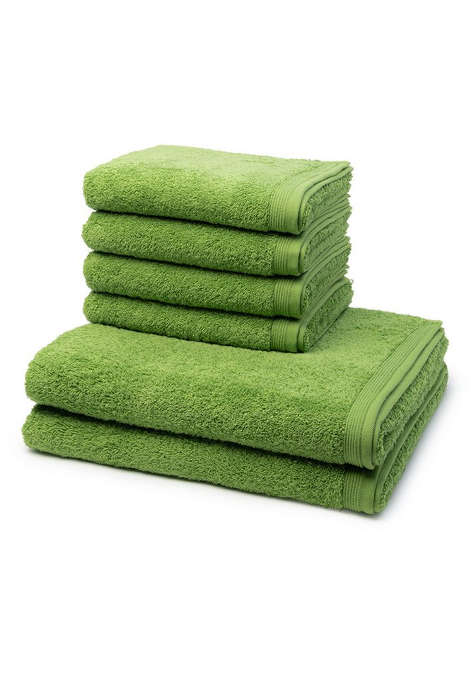 Möve Handtuch Set Superwuschel, Walkfrottee (Spar-Set, 6-St), 4 X Handtuch 2 X Duschtuch - im Set - Baumwolle von Möve