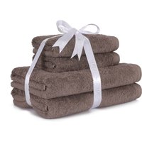 Möve Handtuch Set "Superwuschel" 4 Stk. Walkfrottier 100% Premium Cotton Baumwolle, einfarbig, weich von Möve