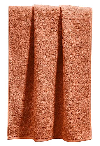 Möve Handtuch Quadretti Walk-Frottier Terracotta Größe 50x100 cm Möve Handtuch Quadretti Walk-Frottier Terracotta Größe 50x100 cm von Möve