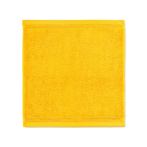 Möve Superwuschel Waschhandschuh aus 100% Baumwolle, gold, 30 x 30 cm von Möve