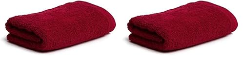 Möve Superwuschel Handtuch aus 100% Baumwolle, Ruby, 50 x 100 cm (Packung mit 2) von Möve