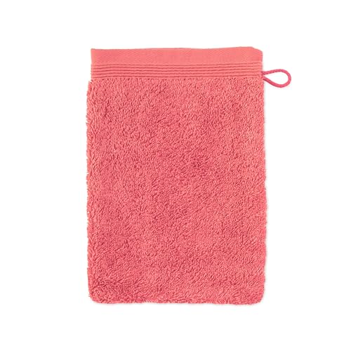 Möve Superwuschel Waschhandschuh 20 x 15 cm aus 100% Baumwolle, Coral von Möve