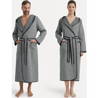 Möve Unisex-Bademantel "New Heritage ideal für Sauna & Spa, Hotelbademantel, Morgenmantel,", (1 St.), 100% Premium Baumwolle von Möve