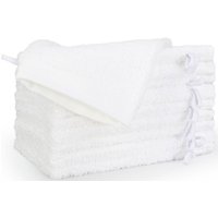 Möve Waschhandschuh "Superwuschel", (Set, 10 tlg., 10-er Set), Waschhandschuh Set mit Bordüre, 100% Premium Cotton Baumwolle, weich von Möve