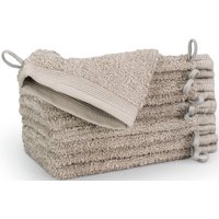Möve Waschhandschuh "Superwuschel", (Set, 10 tlg., 10-er Set), Waschhandschuh Set mit Bordüre, 100% Premium Cotton Baumwolle, weich von Möve