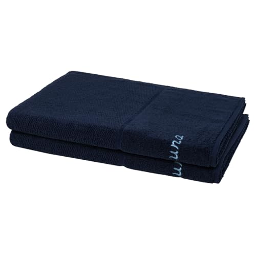 Möve for frottana - Pearl - 2 X Saunatuch im Set (Deep Sea) von Möve